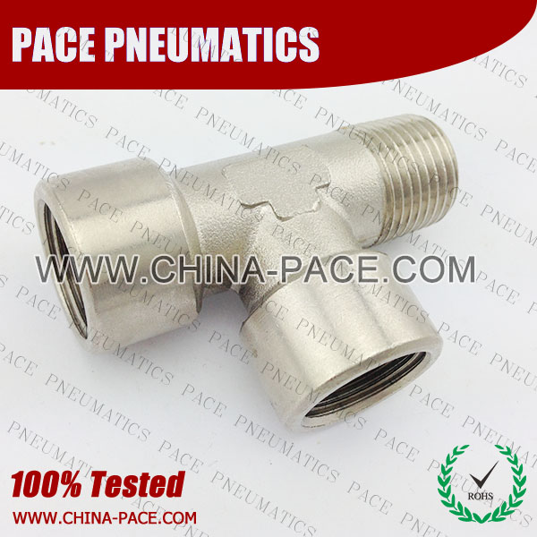 Pmst,Brass air connector, brass fitting,Pneumatic Fittings, Air Fittings, one touch tube fittings, Nickel Plated Brass Push in Fittings